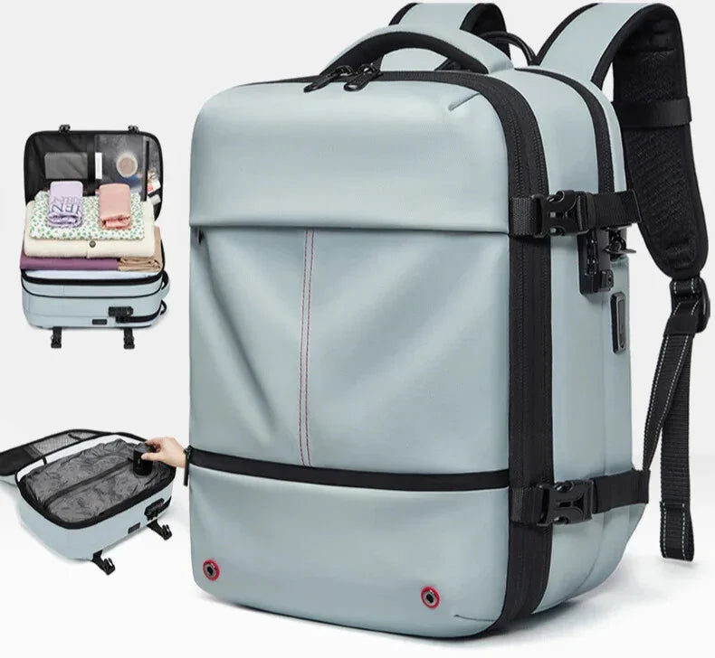 sac à dos voyage sous vide Vacupack grande capacité, rangement optimisé, bagage cabine