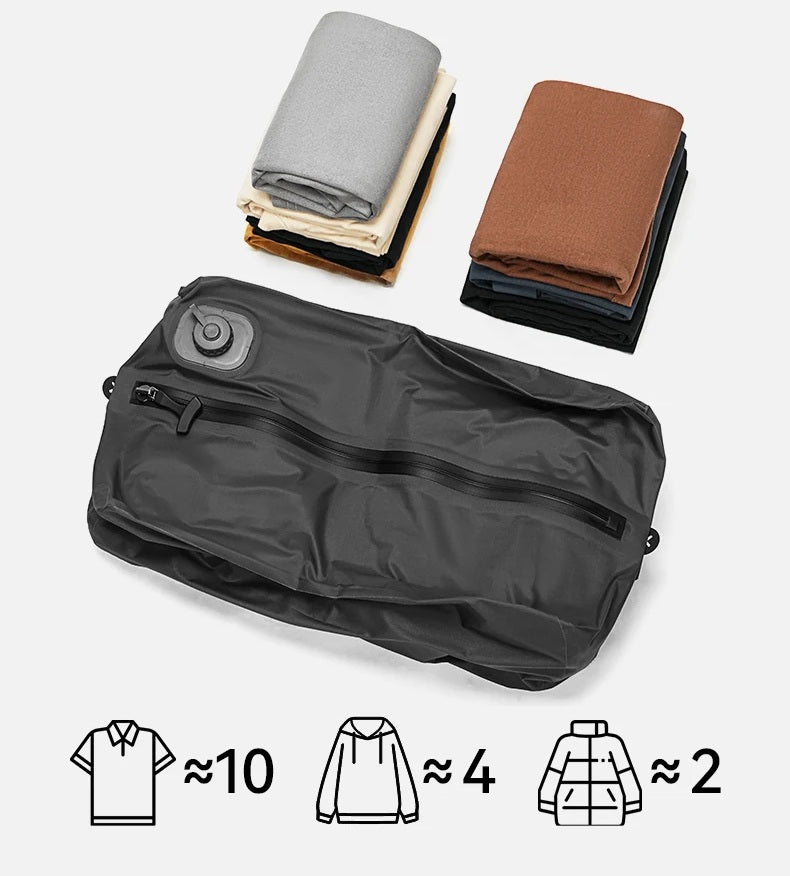 Capacite de rangement vetements du sac de compression voyage ReeYee 20L