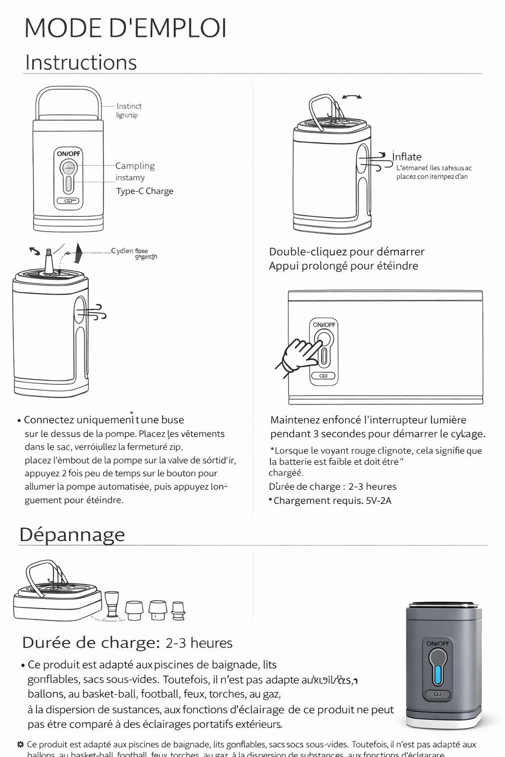 Sac de compression voyage | AirPack™