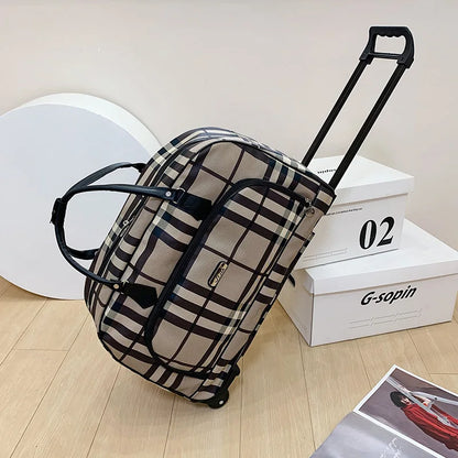 Sac de voyage à roulettes léger 1,4 kg French Roll™, valise souple à roulettes idéale pour déplacements quotidiens et week-end