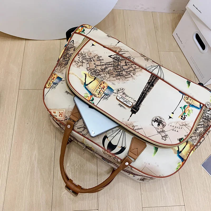 Sac de voyage à roulettes léger 1,4 kg French Roll™, valise souple à roulettes idéale pour déplacements quotidiens et week-end