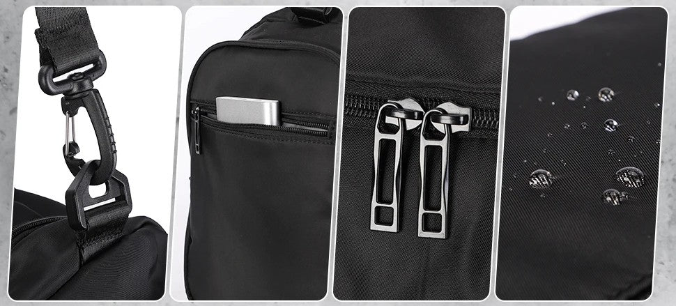 Sac de voyage 40L polyvalent sport et voyage, sac de sport gym bag léger et pliable avec compartiment chaussures séparé, sac de voyage homme femme idéal pour week-end, court séjour, long séjour, long trajet, entraînement sportif, fitness, déplacements quotidiens, bagage pratique durable en matériaux de haute qualité, sac de voyage cabine fonctionnel et résistant