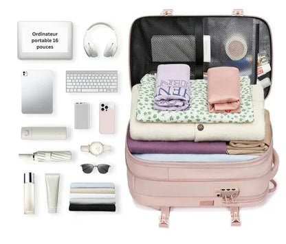 sac de voyage, sac à dos voyage, sac de voyage cabine avion, sac de voyage compressible, sac de voyage sous vide, sac de voyage imperméable, sac à dos ordinateur voyage, sac de voyage grande capacité, sac à dos voyage 40L, sac de voyage organisation