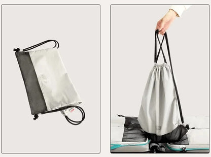 Organisateur de valise compressible haut de gamme pack de 6 cubes d’emballage à compression pour voyage organisé et gain de place optimal