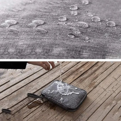 Sac de rangement Organiseur Tech pour accessoires électroniques – pochette de voyage imperméable pour câbles, chargeurs, SSD, cartes mémoire et gadgets, idéale pour optimiser l’organisation dans une valise ou un sac à dos