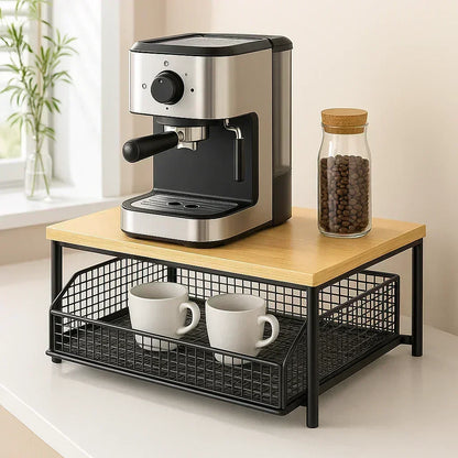 coin café cuisine, rangement café chic, organiser son espace café, machine à café design, coin café chic, cuisine épurée, rangement capsules café, rangement dosettes, étagère machine à café, tiroir coulissant café, conservation graines de café, bouteille conservation café, rangement tasses café, présentoir à tasses, mobilier cuisine organisé, accessoires rangement café, déco café chic, style scandinave café, élégance industrielle, minimalisme contemporain, accessoires café design, zoning cuisine, ameublemen