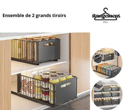 Tiroir coulissant | Tiroir Express™ - Rangement Chic