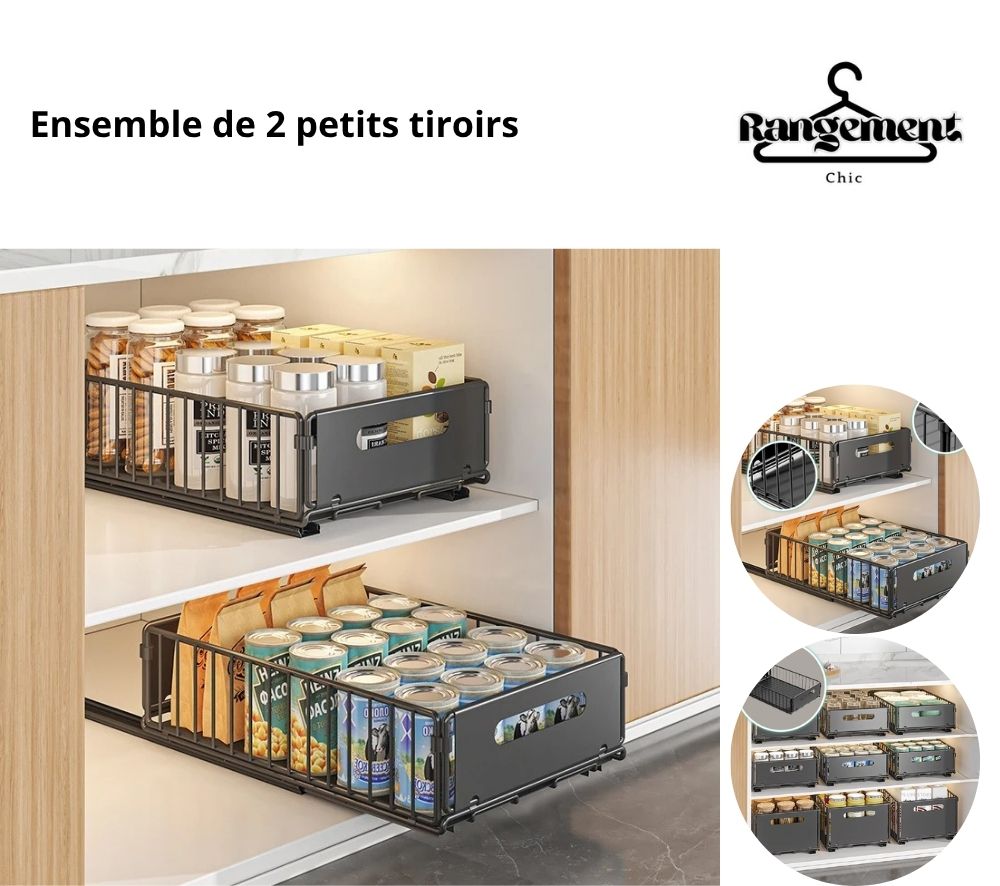 Tiroir coulissant | Tiroir Express™ - Rangement Chic