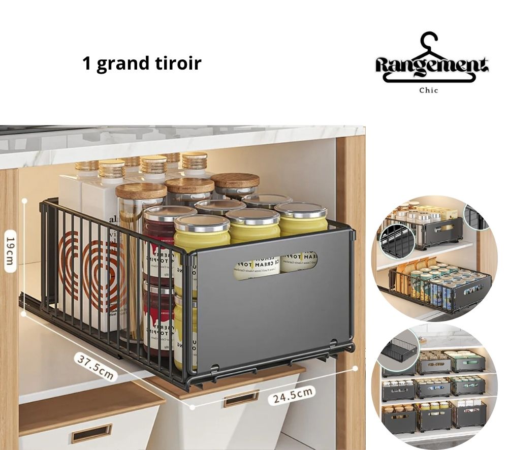 Tiroir coulissant | Tiroir Express™ - Rangement Chic