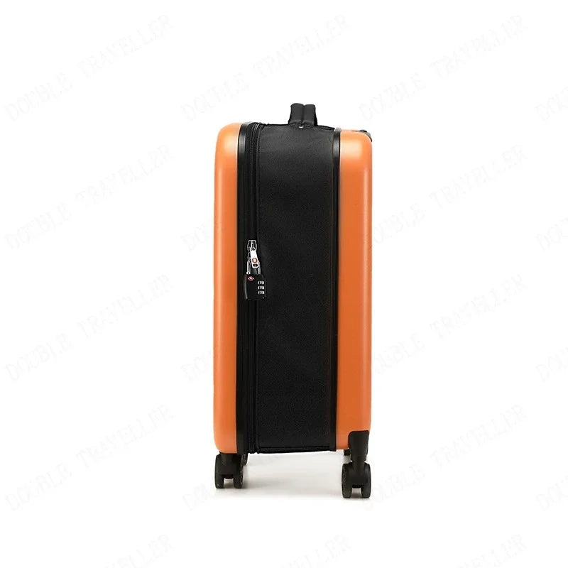 Valise cabine FlexRoll 20 pouces à roulettes pliable, bagage cabine léger de voyage en ABS et PC haute résistance, valise cabine à roulette pliable avec structure renforcée, capacité 45 litres extensible, épaisseur pliée 9 cm et extension jusqu’à 23 cm, valise de voyage compacte avec roues 360 degrés silencieuses, trolley cabine maniable et stable, verrouillage sécurisé par mot de passe, small cabin trolley case idéal avion, carry on luggage 20 inch conforme bagage cabine, valise cabine moderne pour city