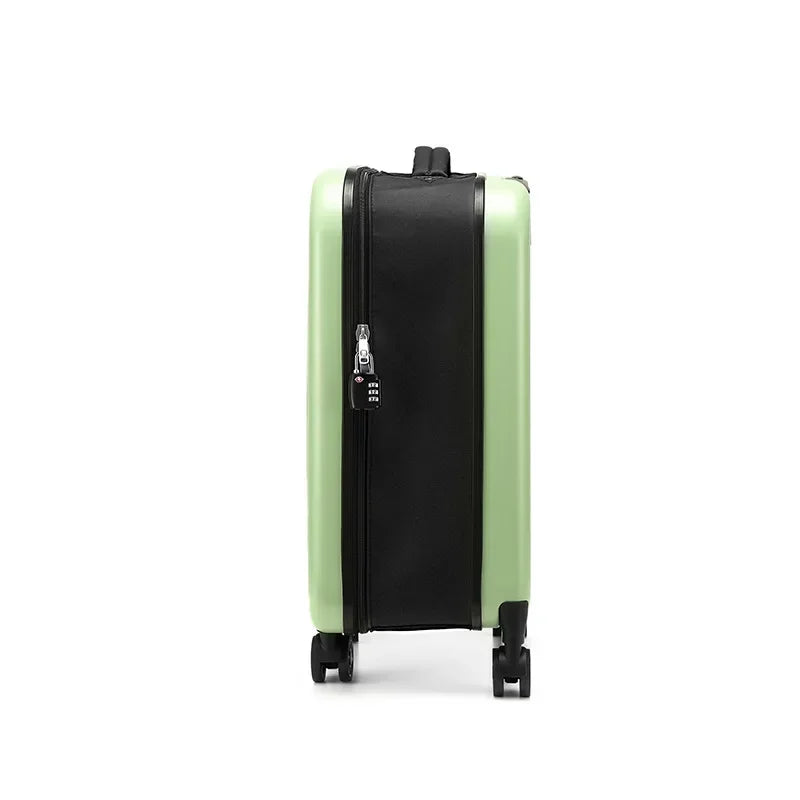 Valise cabine FlexRoll 20 pouces à roulettes pliable, bagage cabine léger de voyage en ABS et PC haute résistance, valise cabine à roulette pliable avec structure renforcée, capacité 45 litres extensible, épaisseur pliée 9 cm et extension jusqu’à 23 cm, valise de voyage compacte avec roues 360 degrés silencieuses, trolley cabine maniable et stable, verrouillage sécurisé par mot de passe, small cabin trolley case idéal avion, carry on luggage 20 inch conforme bagage cabine, valise cabine moderne pour city