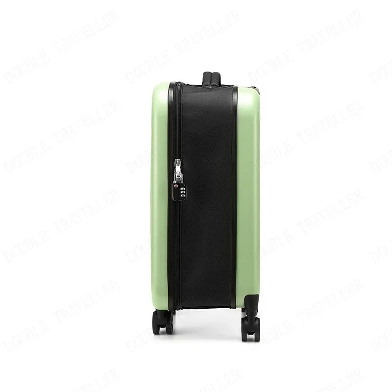 Valise cabine FlexRoll 20 pouces à roulettes pliable, bagage cabine léger de voyage en ABS et PC haute résistance, valise cabine à roulette pliable avec structure renforcée, capacité 45 litres extensible, épaisseur pliée 9 cm et extension jusqu’à 23 cm, valise de voyage compacte avec roues 360 degrés silencieuses, trolley cabine maniable et stable, verrouillage sécurisé par mot de passe, small cabin trolley case idéal avion, carry on luggage 20 inch conforme bagage cabine, valise cabine moderne pour city