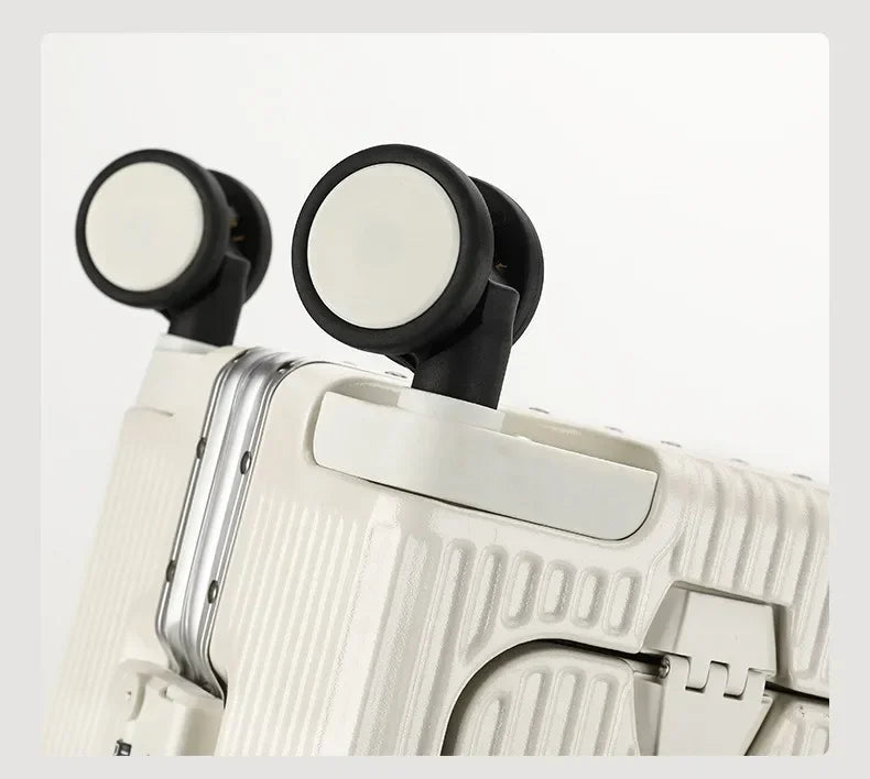 Valise cabine 20 pouces à ouverture frontale avec cadre aluminium et port USB | AirFrame Pro™