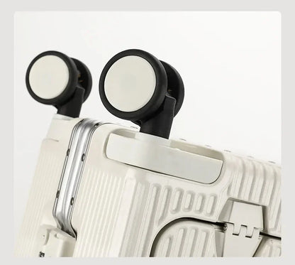 Valise cabine 20 pouces à ouverture frontale avec cadre aluminium et port USB | AirFrame Pro™