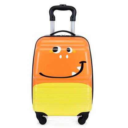 valise enfant 18 pouces a roulettes en abs coque rigide bagage enfant cabine theme animal 3d mignon pour voyage enfant vacances etudiant